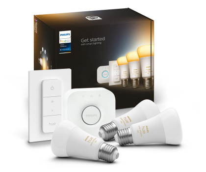 Inteligentne oświetlenie Philips Hue White ambiance Zestaw startowy 3xE27 1100lm